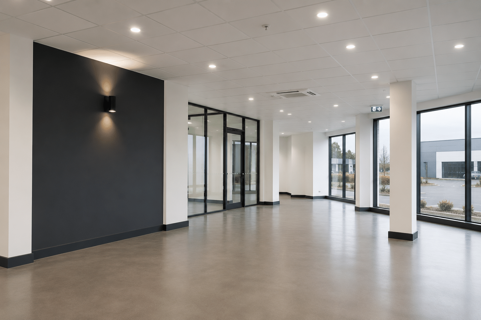 Commercial Painting & Decorating Services Bristol | Mosers Painting & Decorating Commercial painting and decorating work by Mosers Painting & Decorating in a modern business interior in Bristol