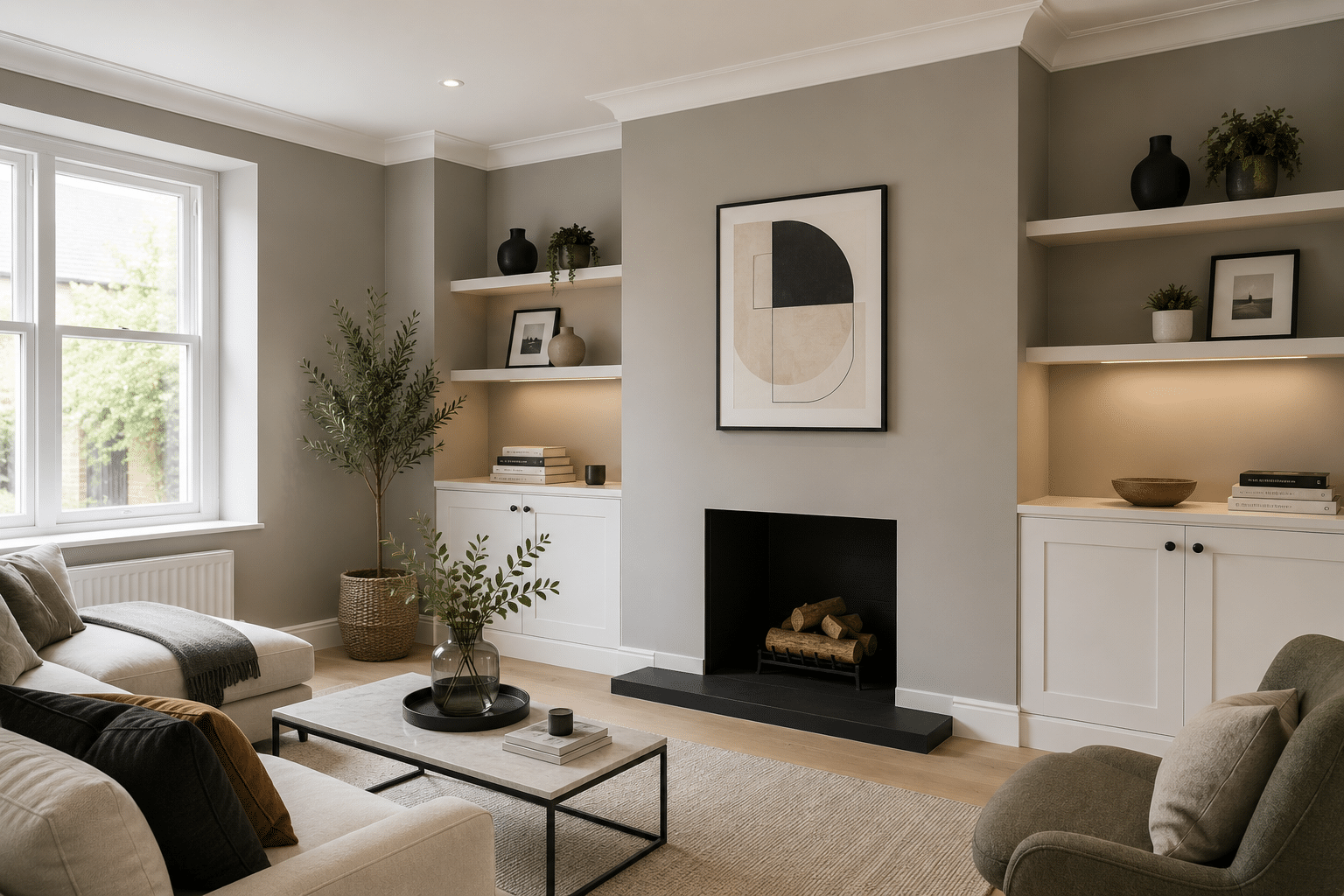 Domestic Painting Services Bristol | Mosers Painting & Decorating Domestic painting and decorating service in a professionally finished home interior by Mosers Painting & Decorating Bristol
