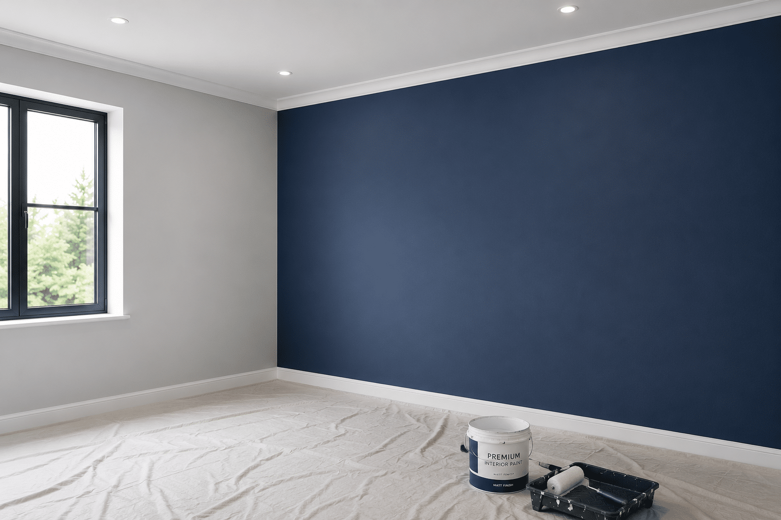 Interior Painting Services Bristol | Mosers Painting & Decorating Interior painting service with professionally decorated modern living space by Mosers Painting & Decorating Bristol